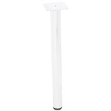 RAPIDLINE ROUND LEG 60 X 705MM WHITE SET 4