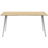 RAPIDLINE ETERNITY HIGH BAR TABLE 2100 X 750MM NATURAL OAKWHITE