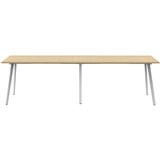 RAPIDLINE ETERNITY HIGH BAR TABLE 3600 X 750MM NATURAL OAKWHITE