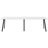 RAPIDLINE ETERNITY HIGH BAR TABLE 3600 X 900MM NATURAL WHITEBLACK