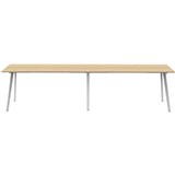 RAPIDLINE ETERNITY HIGH BAR TABLE 4200 X 750MM NATURAL OAKWHITE