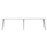 RAPIDLINE ETERNITY HIGH BAR TABLE 4200 X 750MM NATURAL WHITEWHITE