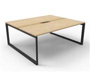 RAPID INFINITY DELUXE 2 PERSON LOOP LEG DOUBLE SIDED WORKSTATION