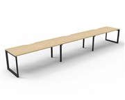 RAPID INFINITY DELUXE 3 PERSON LOOP LEG SINGLE SIDED WORKSTATION