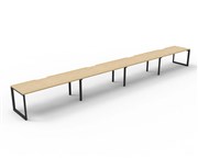 RAPID INFINITY DELUXE 4 PERSON LOOP LEG SINGLE SIDED WORKSTATION