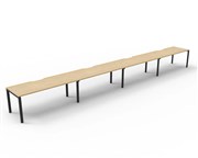 RAPID INFINITY DELUXE 4 PERSON PROFILE LEG SINGLE SIDED WORKSTATION
