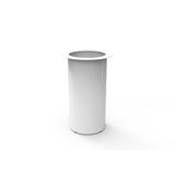 RAPIDLINE TABLE DRUM BASE 450MM X 705MM WHITE