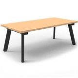 RAPIDLINE ETERNITY COFFEE TABLE 1200 X 600MM BEECHBLACK