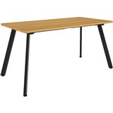 RAPIDLINE ETERNITY MEETING TABLE 1500 X 750MM BEECHBLACK