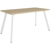 RAPIDLINE ETERNITY MEETING TABLE 1500 X 750MM NATURAL OAKWHITE