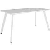 RAPIDLINE ETERNITY MEETING TABLE 1500 X 750MM NATURAL WHITEWHITE