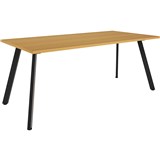 RAPIDLINE ETERNITY MEETING TABLE 1800 X 900MM BEECHBLACK