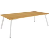 RAPIDLINE ETERNITY MEETING TABLE 2400 X 1200MM BEECHWHITE