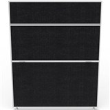 RAPIDLINE SHUSH30 SCREEN 1500H X 1200W MM BLACK
