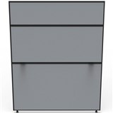 RAPIDLINE SHUSH30 SCREEN 1500H X 1200W MM GREY