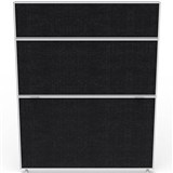 RAPIDLINE SHUSH30 SCREEN 1200H X 1500W MM BLACK