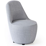 RAPIDLINE MYK SINGLE LOUNGE CHAIR LIGHT GREY