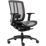 RAPIDLINE OASIS CHAIR MEDIUM MESH BACK ARMS BLACK