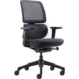 RAPIDLINE ORCA CHAIR HIGH MESH BACK ARMS BLACK