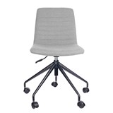 RAPIDLINE PIXEL SWIVEL 5 STAR BASE CHAIR  LIGHT GREYBLACK