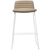 RAPIDLINE PIXEL HIGH BAR STOOL 730MM ALMONDWHITE