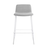 RAPIDLINE PIXEL HIGH BAR STOOL 730MM LIGHT GREYWHITE