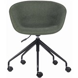 RAPIDLINE PIXEL TUB CHAIR ON 5 STAR BASE OLIVEBLACK