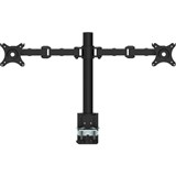 RAPIDLINE REVOLVE DUAL SCREEN MONITOR ARM BLACK