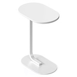RAPIDLINE SELENE SIDE TABLE NATURAL WHITE TOP WHITE BASE