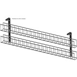 RAPIDLINE DUAL TIER CABLE BASKET ONLY 1250MM BLACK