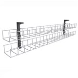 RAPIDLINE DUAL TIER CABLE BASKET ONLY 1550MM WHITE