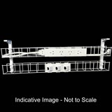 RAPIDLINE DUAL TIER CABLE BASKET 950MM  GPO X 4  DATA TILES X 3  LEAD LENGTH 15M