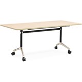 RAPIDLINE TYPHOON FLIP TOP TABLE 1800 X 750 X 750MM BEECH