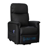 RAPIDLINE HOME ELEVATE TYNI LIFT CHAIR DUAL MOTOR EXTRA SMALL LEATHER BLACK