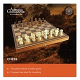 AUSTRALIAN GEOGRAPHIC TRAVEL CHESS SET BROWN