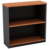 OM OPEN BOOKCASE 900 X 320 X 900MM CHERRYCHARCOAL