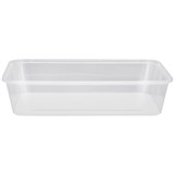 HUHTAMAKI RECTANGULAR FOOD CONTAINER 500ML CLEAR SLEEVE 50
