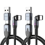 STATIK POWERPIVOT PRO CABLE USBC TO USBC 3M PACK 2