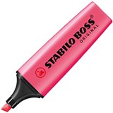 STABILO BOSS HIGHLIGHTER CHISEL PINK