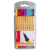 STABILO 88 POINT FINELINER PEN 04MM ASSORTED PACK 10