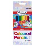 TEXTA COLOURED PENCILS ASSORTED PACK 12