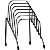 JPM WIRE DESK TOP SORTER 6 SLOT 120 X 205 X 175MM BLACK