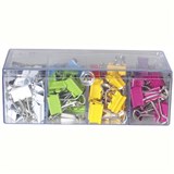 CELCO FOLDBACK CLIP 19MM ASSORTED BOX 96