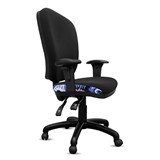 ORANGE DUST ALICE CHAIR WITH ARMS HIGH BACK 510 X 490 X 960MM PEARL BLACK