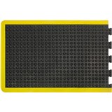 MATTEK MODULAR BUBBLE MAT END 900 X 1200MM YELLOWBLACK