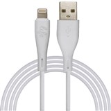 MOKI LIFE LIGHTNING SYNC N CHARGE KING SIZE CABLE 3M WHITE