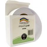 RAINBOW STRIPPING ROLL RIBBED 50MM X 30M WHITE