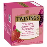 TWINNINGS RASPERRY  STRAWBERRY  LOGANBERRY PACK 10