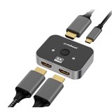MBEAT 8K BIDIRECTIONAL HDMI 21 SWITCH 2 IN 1 OUT BLACK