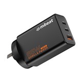 MBEAT GORILLA POWER PD 65W GAN II USBC CHARGER BLACK